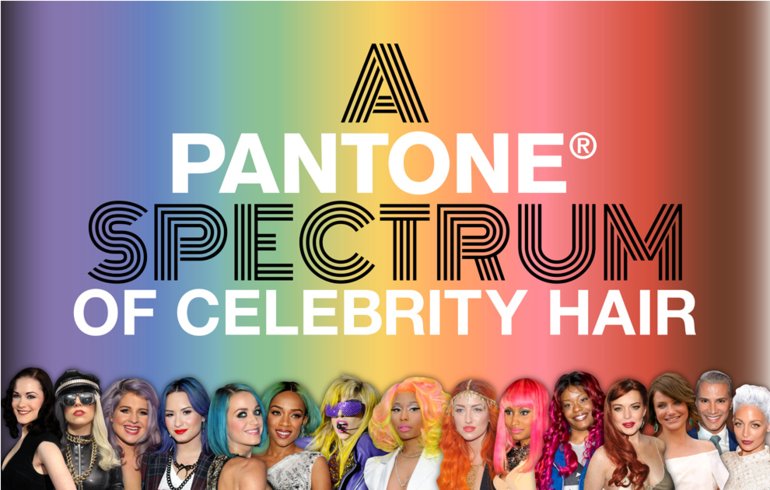 A Pantone Spectrum Of Celebrity Hair Color